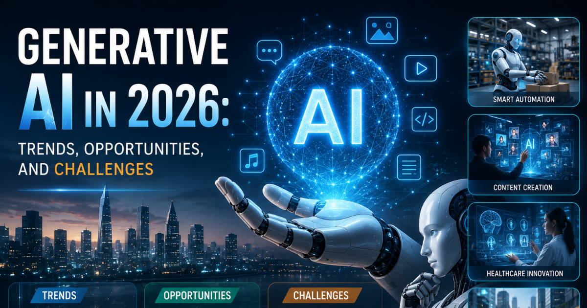 Generative AI in 2026: Trends, Opportunities, and Challenges