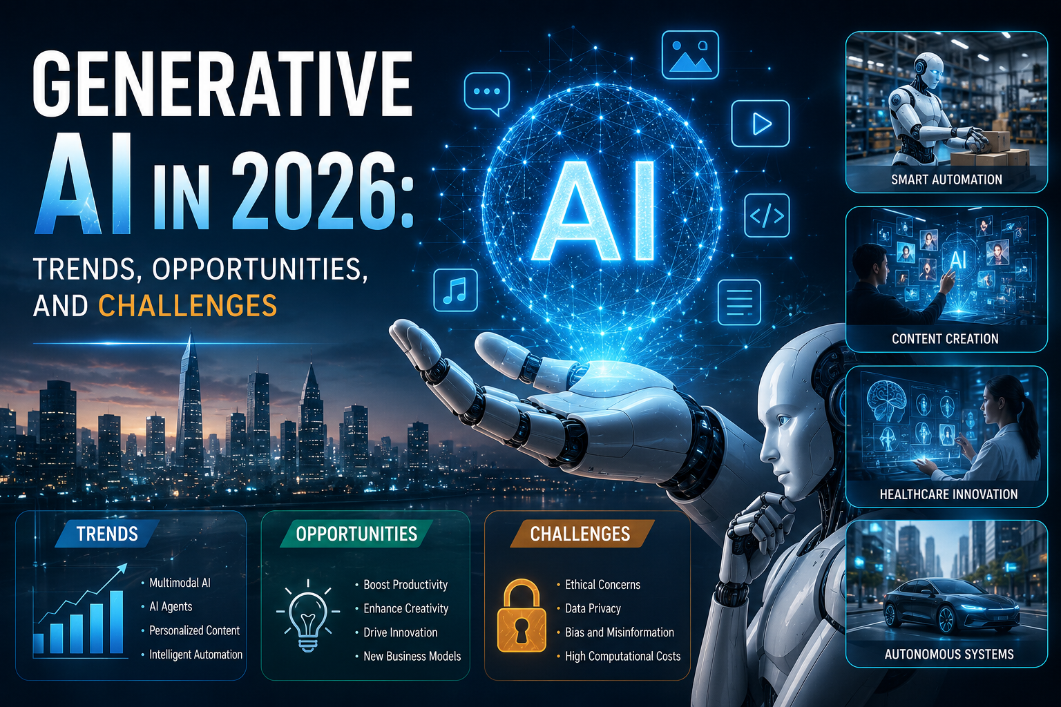 Generative AI in 2026: Trends, Opportunities, and Challenges