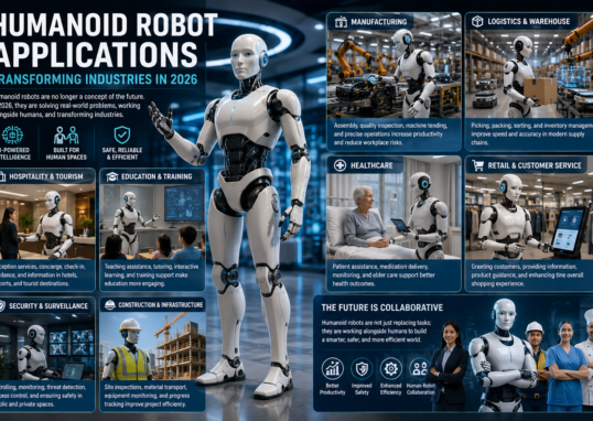 Humanoid Robot Applications Transforming Industries in 2026