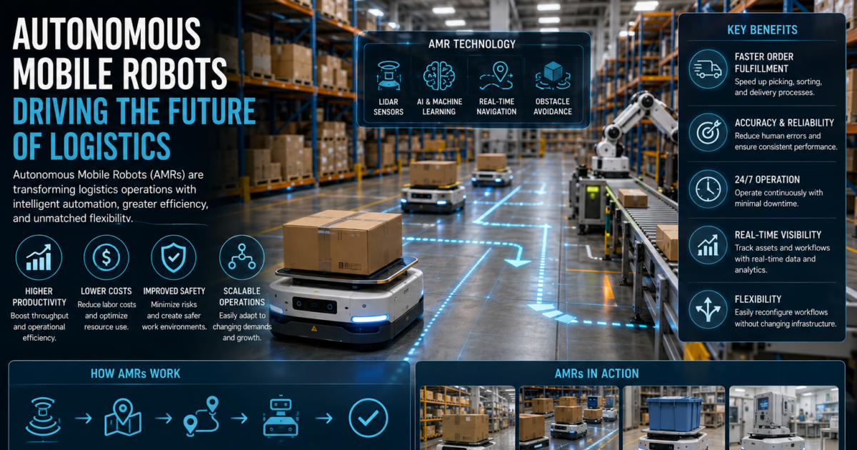 Autonomous Mobile Robots Driving the Future of Logistics