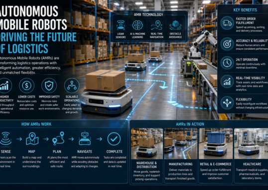 Autonomous Mobile Robots Driving the Future of Logistics