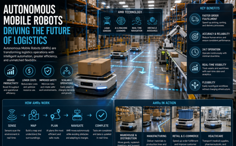 Autonomous Mobile Robots Driving the Future of Logistics