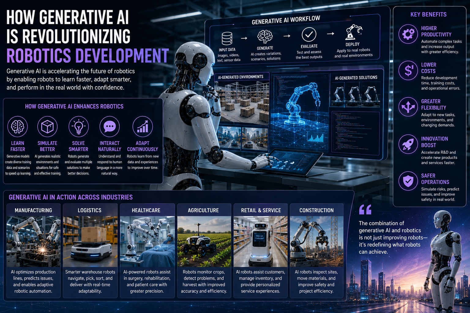 Generative AI for Robotics and the Future of Intelligent Machines