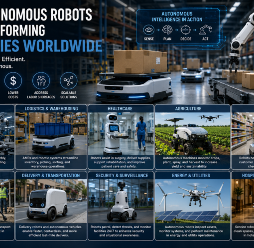 How Autonomous Robots Are Transforming Industries Worldwide