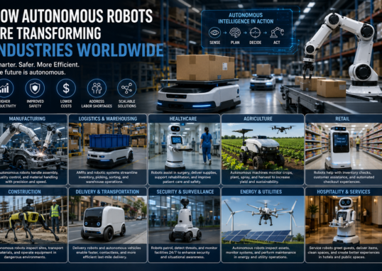 How Autonomous Robots Are Transforming Industries Worldwide