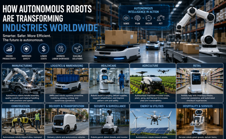 How Autonomous Robots Are Transforming Industries Worldwide