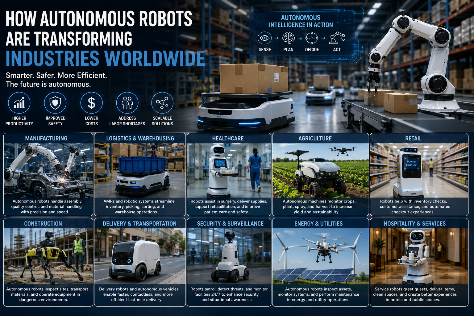 How Autonomous Robots Are Transforming Industries Worldwide