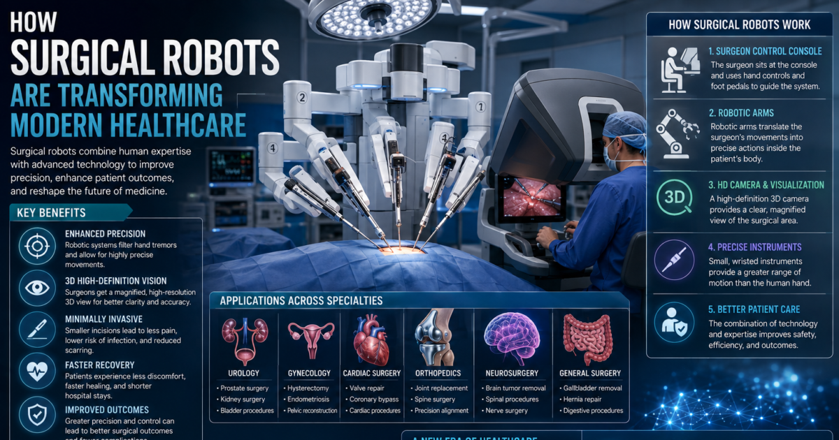 How Surgical Robots Are Transforming Modern Healthcare