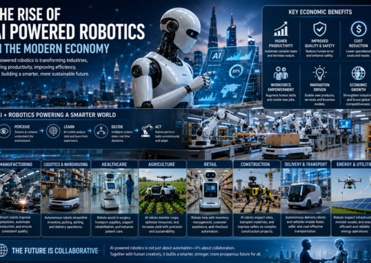 The Rise of AI Powered Robotics in the Modern Economy